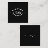 Erstellen Sie Ihr eigenes benutzerdefiniertes Bild Quadratische Visitenkarte (Vorne/Hinten)