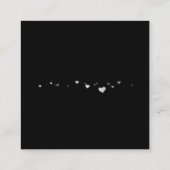 Erstellen Sie Ihr eigenes benutzerdefiniertes Bild Quadratische Visitenkarte (Rückseite)