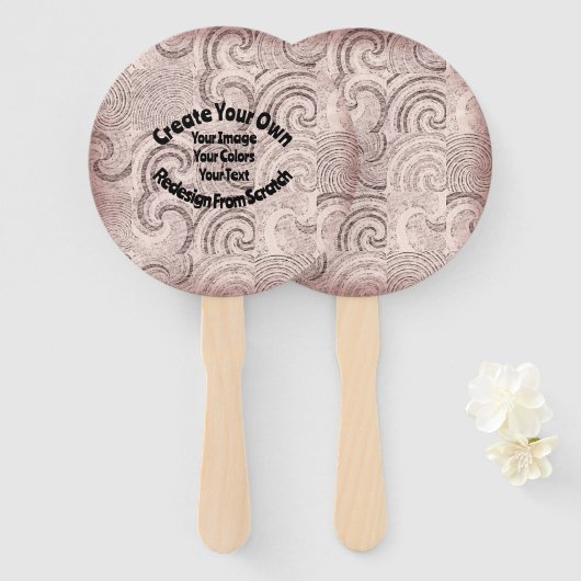 Erstellen Sie Ihr eigenes benutzerdefiniertes Desi Fächer (Vorne und Hinten)