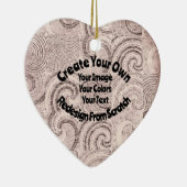 Erstellen Sie Ihr eigenes benutzerdefiniertes Desi Keramik Ornament (Rechts)