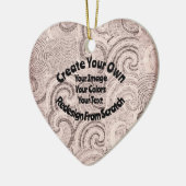 Erstellen Sie Ihr eigenes benutzerdefiniertes Desi Keramik Ornament (Links)