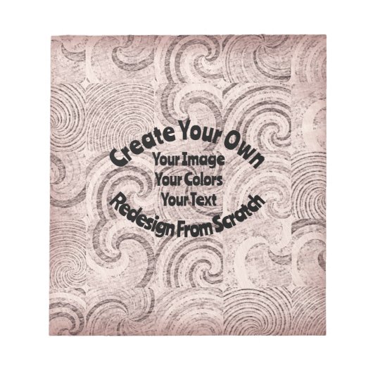 Erstellen Sie Ihr eigenes benutzerdefiniertes Desi Notizblock (Vorderseite)