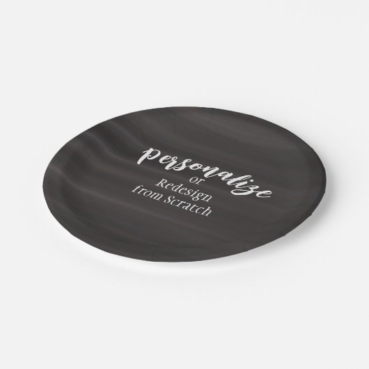 Erstellen Sie Ihr eigenes benutzerdefiniertes Desi Pappteller (Schrägansicht)