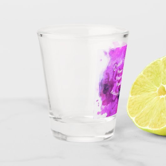 Erstellen Sie Ihr eigenes benutzerdefiniertes Desi Schnapsglas (Links)