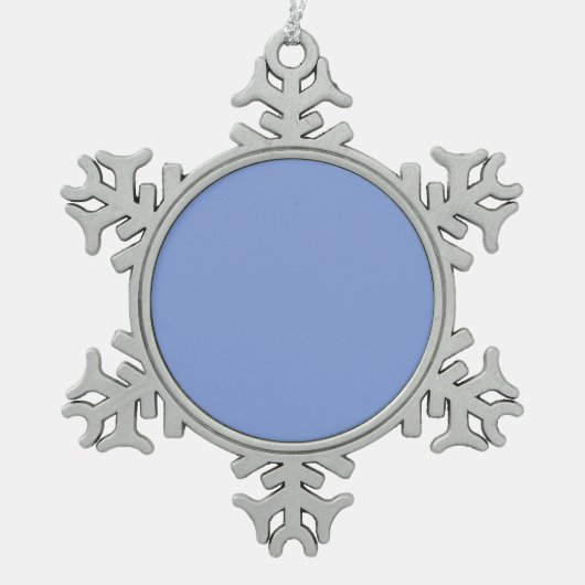 Erstellen Sie Ihr eigenes benutzerdefiniertes Desi Schneeflocken Zinn-Ornament (Vorderseite)