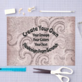 Erstellen Sie Ihr eigenes benutzerdefiniertes Desi Seidenpapier (Handwerk)