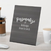 Erstellen Sie Ihr eigenes benutzerdefiniertes Desi Sockelschild (In SItu)