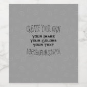 Erstellen Sie Ihr eigenes benutzerdefiniertes Desi Weinetikett (Einzelnes Label)