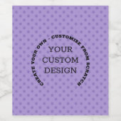 Erstellen Sie Ihr eigenes benutzerdefiniertes Desi Weinetikett (Einzelnes Label)