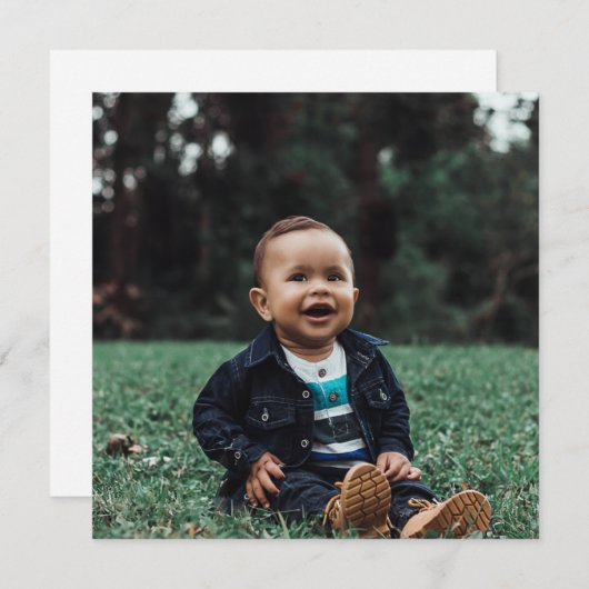 Erstellen Sie Ihr eigenes benutzerdefiniertes Foto Einladung (Vorne/Hinten)