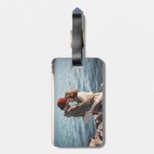 Erstellen Sie Ihr eigenes benutzerdefiniertes Foto Gepäckanhänger (Rückseite vertikal)