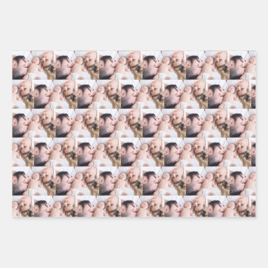 Erstellen Sie Ihr eigenes benutzerdefiniertes Foto Geschenkpapier Set (Vorderseite 2)