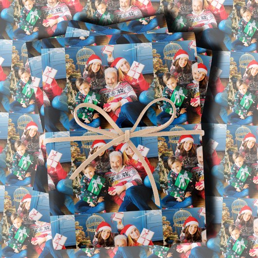 Erstellen Sie Ihr eigenes benutzerdefiniertes Foto Geschenkpapier Set