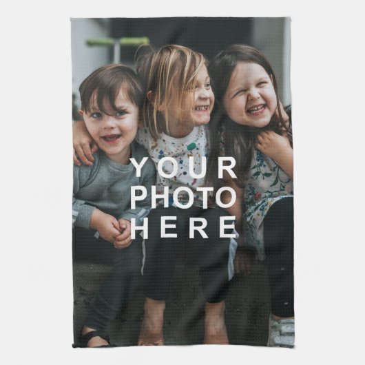 Erstellen Sie Ihr eigenes benutzerdefiniertes Foto Geschirrtuch (Vertikal)