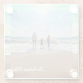 Erstellen Sie Ihr eigenes benutzerdefiniertes Foto Glasuntersetzer (Rückseite)