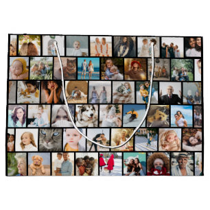 Erstellen Sie Ihr eigenes benutzerdefiniertes Foto Große Geschenktüte