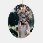 Erstellen Sie Ihr eigenes benutzerdefiniertes Foto Keramik Ornament (Rechts)