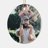 Erstellen Sie Ihr eigenes benutzerdefiniertes Foto Keramik Ornament (Links)