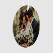 Erstellen Sie Ihr eigenes benutzerdefiniertes Foto Ornament (Vorderseite)