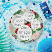 Erstellen Sie Ihr eigenes benutzerdefiniertes Foto Pappteller (Party)