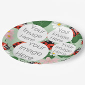 Erstellen Sie Ihr eigenes benutzerdefiniertes Foto Pappteller (Schrägansicht)