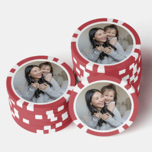 Erstellen Sie Ihr eigenes benutzerdefiniertes Foto Pokerchips