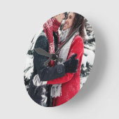 Erstellen Sie Ihr eigenes benutzerdefiniertes Foto Runde Wanduhr (Winkel)