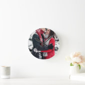 Erstellen Sie Ihr eigenes benutzerdefiniertes Foto Runde Wanduhr (Zuhause)