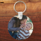 Erstellen Sie Ihr eigenes benutzerdefiniertes Foto Schlüsselanhänger (Rückseite)
