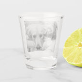 Erstellen Sie Ihr eigenes benutzerdefiniertes Foto Schnapsglas (Rückseite)