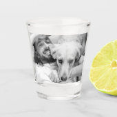 Erstellen Sie Ihr eigenes benutzerdefiniertes Foto Schnapsglas (Vorderseite)