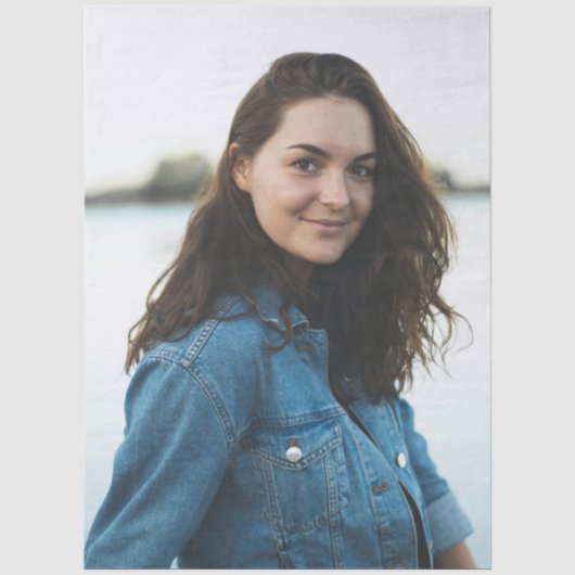 Erstellen Sie Ihr eigenes benutzerdefiniertes Foto Seidenpapier (Vorderseite)