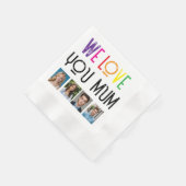 Erstellen Sie Ihr eigenes benutzerdefiniertes Foto Serviette (Ecke)