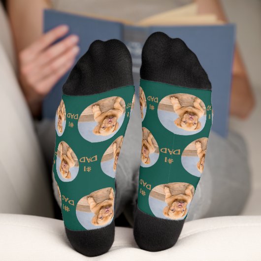 Erstellen Sie Ihr eigenes benutzerdefiniertes Foto Socken (Unterseite)