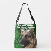 Erstellen Sie Ihr eigenes benutzerdefiniertes FOTO Tragetaschen Mit Langen Trägern (Rückseite)