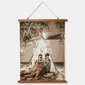 Erstellen Sie Ihr eigenes benutzerdefiniertes Foto Wandteppich Mit Holzrahmen (Vorderseite)