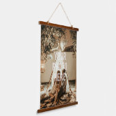 Erstellen Sie Ihr eigenes benutzerdefiniertes Foto Wandteppich Mit Holzrahmen (Gewinkelt)