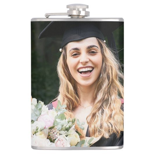 Erstellen Sie Ihr eigenes benutzerdefiniertes Grad Flachmann (Vorderseite)