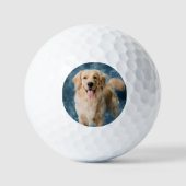 Erstellen Sie Ihr eigenes benutzerdefiniertes Hund Golfball (Vorderseite)