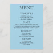 Erstellen Sie Ihr eigenes benutzerdefiniertes Menü Menükarte (Vorderseite)