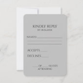 Erstellen Sie Ihr eigenes benutzerdefiniertes Mini RSVP Karte (Vorderseite)