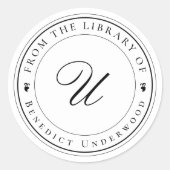 Erstellen Sie Ihr eigenes benutzerdefiniertes Mono Runder Aufkleber (Vorderseite)