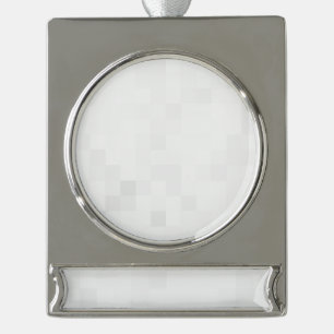 Erstellen Sie Ihr eigenes benutzerdefiniertes Pers Banner-Ornament Silber