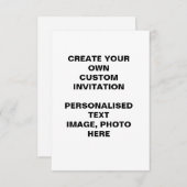 Erstellen Sie Ihr eigenes benutzerdefiniertes Pers Dankeskarte (Vorne/Hinten)