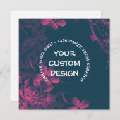 Erstellen Sie Ihr eigenes benutzerdefiniertes Pers Einladung (Vorne/Hinten)