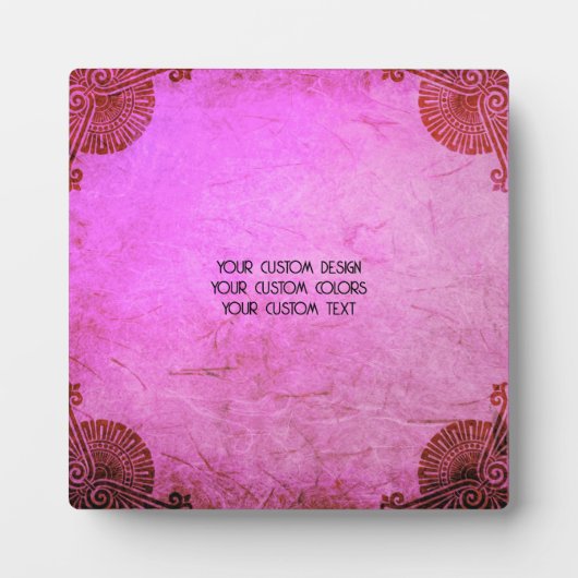 Erstellen Sie Ihr eigenes benutzerdefiniertes Pers Fotoplatte (Vorderseite)