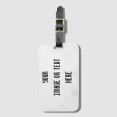 Erstellen Sie Ihr eigenes benutzerdefiniertes Pers Gepäckanhänger (Vorderseite Vertikal)