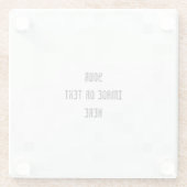 Erstellen Sie Ihr eigenes benutzerdefiniertes Pers Glasuntersetzer (Rückseite)