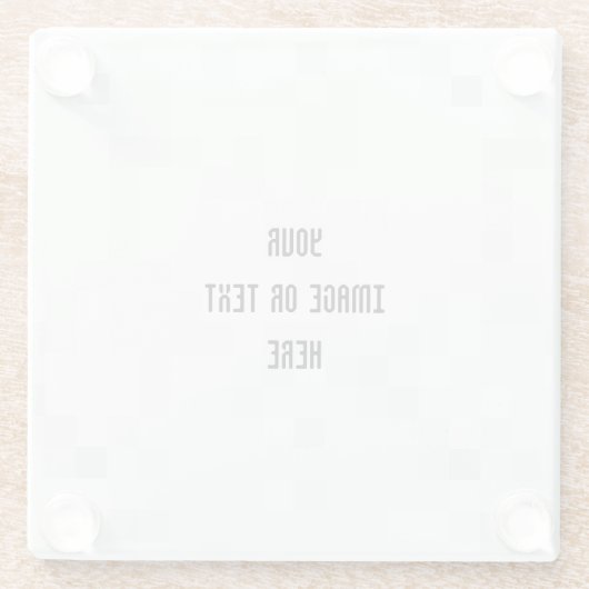 Erstellen Sie Ihr eigenes benutzerdefiniertes Pers Glasuntersetzer (Rückseite)