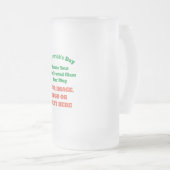 Erstellen Sie Ihr eigenes benutzerdefiniertes Pers Mattglas Bierglas (VorderseiteRechts)